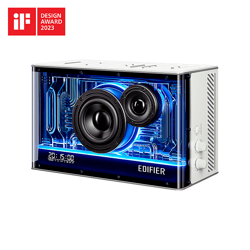 EDF286001wEdifier QD35 - Tabletop BT Speaker w/GaN charger (white)