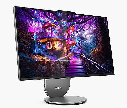 F0J20038IV Yoga AIO 7 27IAH10 Core U9 285H 32GB 1TB RTX 4050 6GB 27" QHD WIN 11 Luna Grey 3Y Premium Care