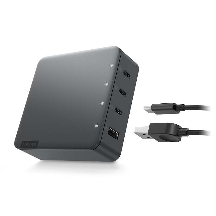 G0A6130WIL  ���� ��� ��-������ Lenovo Go 130W Multi-Port Charger  ����� ����� ����� ���� 