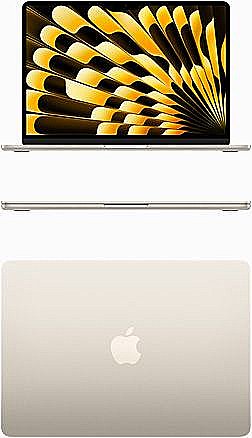 Apple MBA 13.6" M3 chip 8-core CPU 10-core GPU, 16GB, 512GB SSD AB BOOKLET- Midnight Z1G80010S