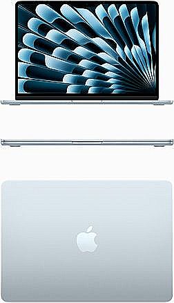 Apple MBA 15" M4 chip with 10-core CPU and 10-core GPU, 32GB, 512GB SSD - Sky Blue Z1HF000EB ���� ���� ���
